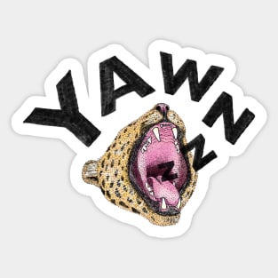 Yawnz Sticker